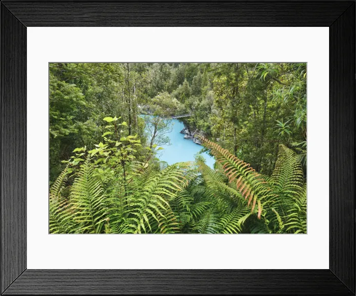 Framed Print : River landscape - New Zealand, South Island, West Coast, Westland, Hokitika Framed Print : River landscape - New Zealand, South Island, West Coast, Westland, Hokitika
