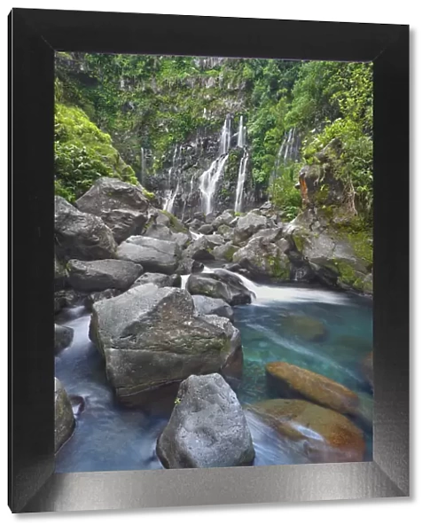 Waterfall Cascade de Grand Galet - France, Reunion, Saint-Joseph