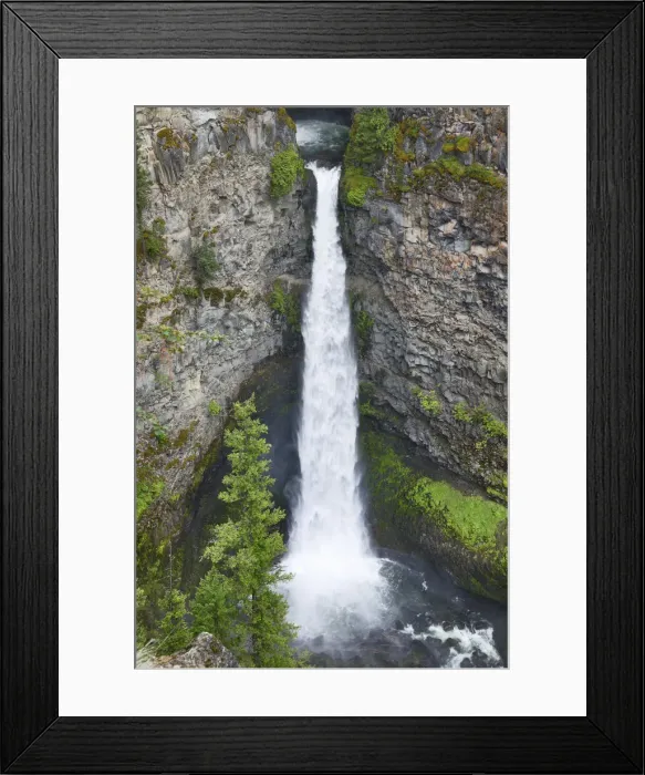 Framed Print : Waterfall Spahats Creek Falls - Canada, British Columbia, Thompson-Nicola, Clearwater Framed Print : Waterfall Spahats Creek Falls - Canada, British Columbia, Thompson-Nicola, Clearwater