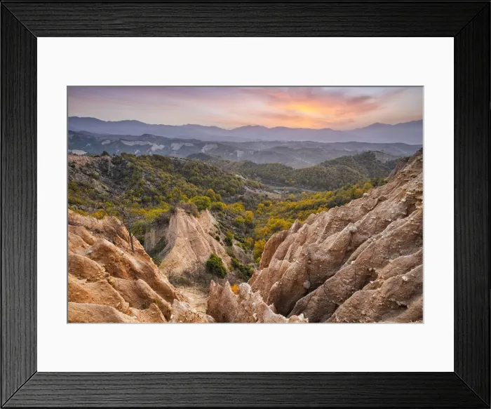 Framed Print : Sand Pyramids, Rozhen, Bulgaria Framed Print : Sand Pyramids, Rozhen, Bulgaria