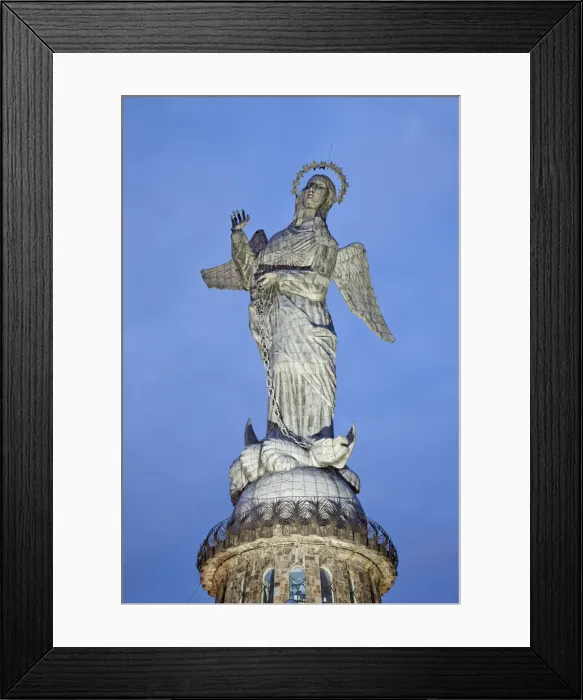 Framed Print : Virgin of Quito, Panecillo Hill, Quito, Ecuador Framed Print : Virgin of Quito, Panecillo Hill, Quito, Ecuador