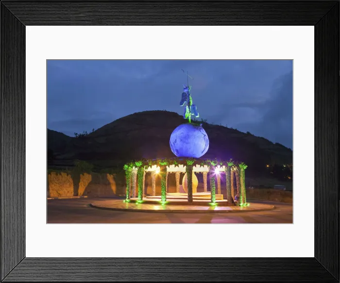 Framed Print : Roundabout, El Angel, Carchi Province, Ecuador Framed Print : Roundabout, El Angel, Carchi Province, Ecuador