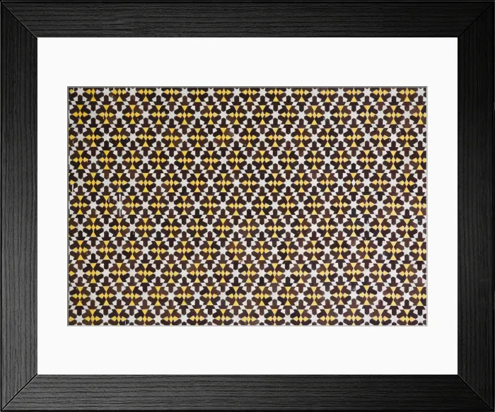 Framed Print : Details of ornate Moroccan tiling, Medina, Fez (Fes), Morocco, North Africa, Africa Framed Print : Details of ornate Moroccan tiling, Medina, Fez (Fes), Morocco, North Africa, Africa