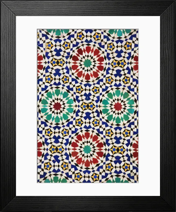Framed Print : Coloured tiles, Royal Palace, Fez-el-Jedid, Fez (Fes) Framed Print : Coloured tiles, Royal Palace, Fez-el-Jedid, Fez (Fes)