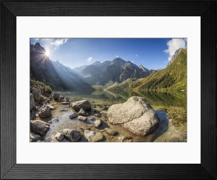 Framed Print : Morskie Oko, Tatra National Park, Poland