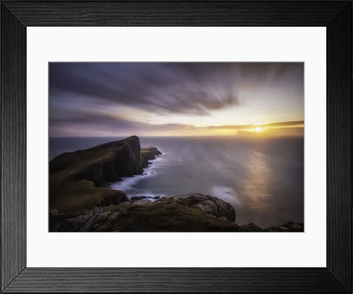 Framed Print : Nesit Point at Sunset, Duirnish Peninsula, Isle of Skye, Scotland, UK Framed Print : Nesit Point at Sunset, Duirnish Peninsula, Isle of Skye, Scotland, UK
