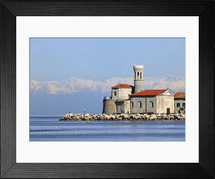 Framed Print : Church of St. Klement and the Punta Lighthouse, Piran, Primorska, Adriatic Coast Framed Print : Church of St. Klement and the Punta Lighthouse, Piran, Primorska, Adriatic Coast