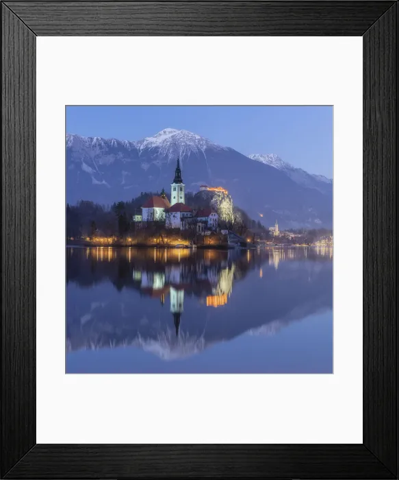 Framed Print : Church of the Assumption of St. Mary, Lake Bled, Slovenia Framed Print : Church of the Assumption of St. Mary, Lake Bled, Slovenia