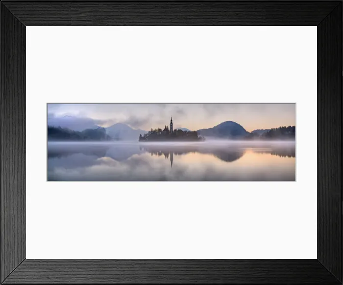 Framed Print : Lake Bled and Bled Island at dawn, Bled, Gorenjska, Slovenia Framed Print : Lake Bled and Bled Island at dawn, Bled, Gorenjska, Slovenia