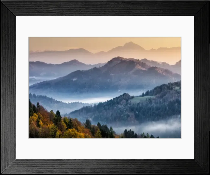 Framed Print : The hills around Skofja Loka, Slovenia Framed Print : The hills around Skofja Loka, Slovenia
