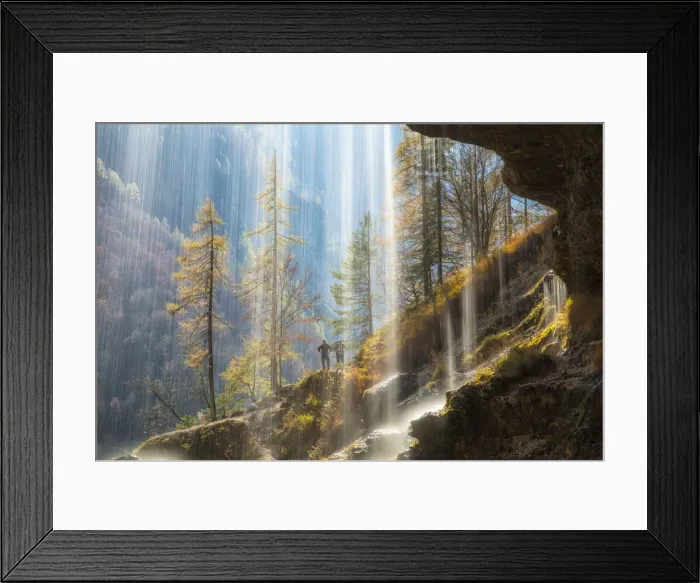 Framed Print : Pericnik waterfall, Triglav National Park, Julian Alps, Slovenia