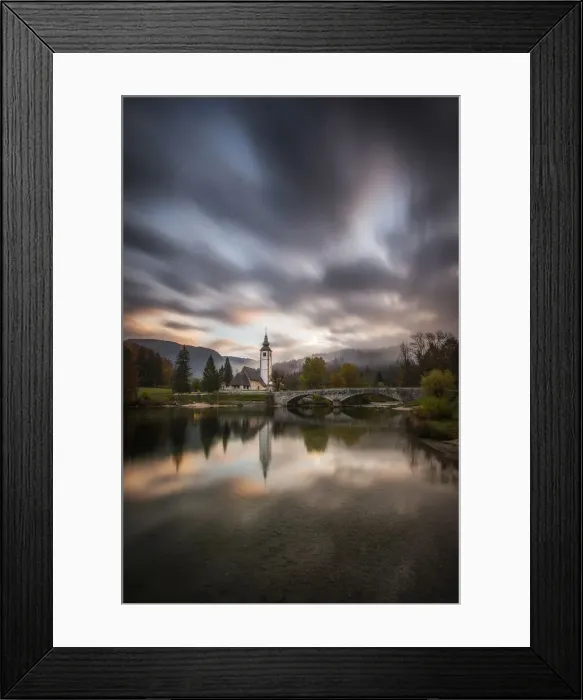 Framed Print : Lake Bohinj, Slovenia Framed Print : Lake Bohinj, Slovenia