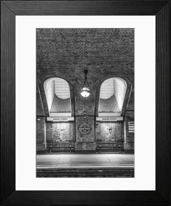 Framed Print : Baker Street Underground station, London, England, UK Framed Print : Baker Street Underground station, London, England, UK