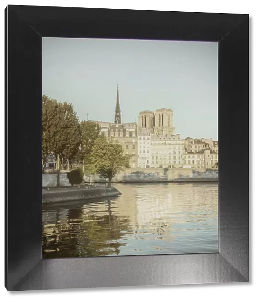 Notre Dame Cathedral and Ile de la Cite, Paris, France