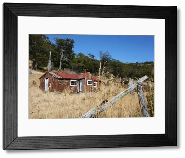 Framed Print : The Puesto de las vacas, an old refuge for the gauchos who worked in