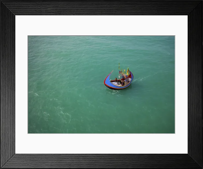 Framed Print : Aerial view of traditional fishing boats into the sea of Bay of Bangal, Teknaf Framed Print : Aerial view of traditional fishing boats into the sea of Bay of Bangal, Teknaf
