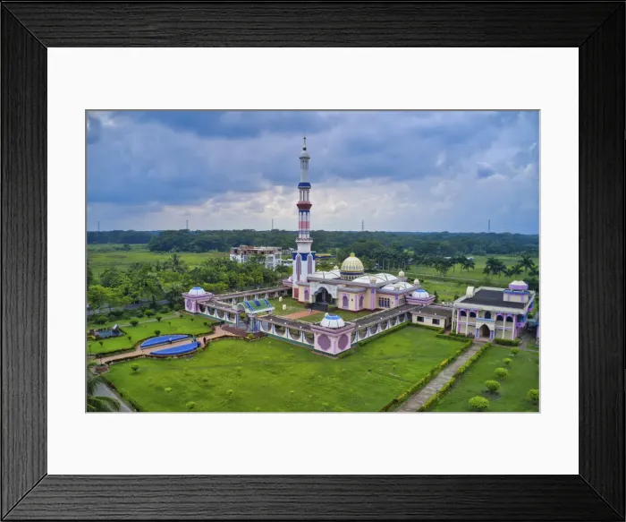 Framed Print : Aerial view of Baitul Aman Jame Masjid, a beautiful islamic mosque complex in Wazirpur Framed Print : Aerial view of Baitul Aman Jame Masjid, a beautiful islamic mosque complex in Wazirpur