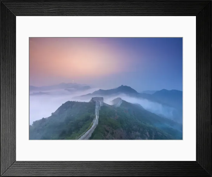Framed Print : The Great Wall of China, Beijing, China Framed Print : The Great Wall of China, Beijing, China