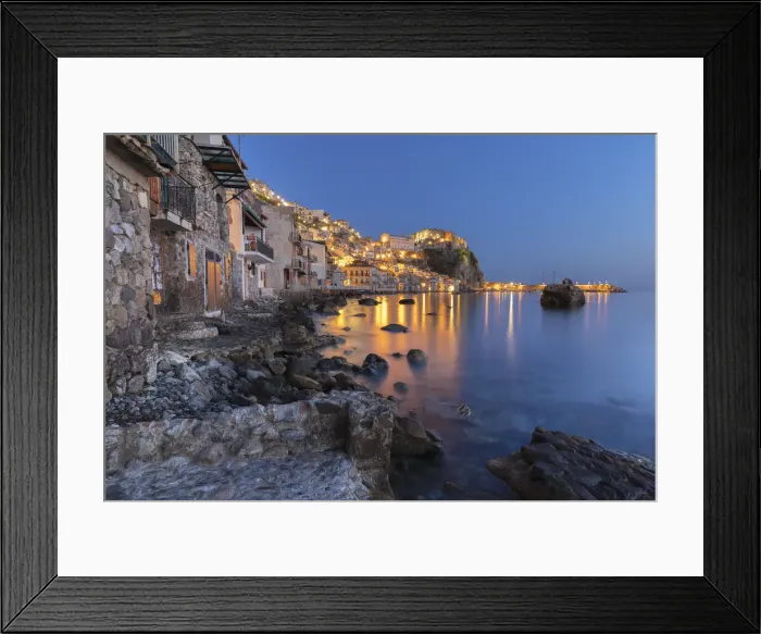 Framed Print : The small fishing village of Chianalea, Scilla, province of Reggio Calabria, Calabria