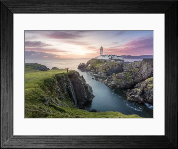 Framed Print : Fanad Head (Faanaid) lighthouse, County Donegal, Ulster region, Ireland, Europe