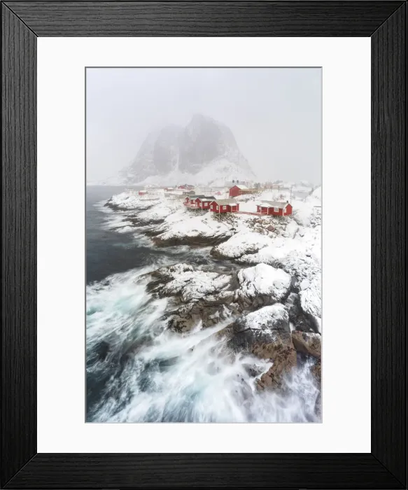 Framed Print : Storm colors around the fishing village Hamnoy, Nordland, Lofoten Islands, Norway Framed Print : Storm colors around the fishing village Hamnoy, Nordland, Lofoten Islands, Norway