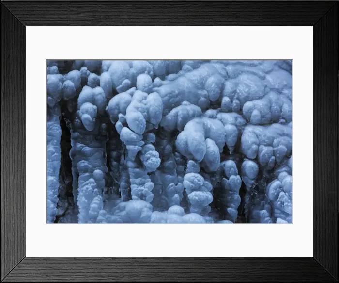 Framed Print : Ice structures at Hofentol waterfall, Trentino, Italy Framed Print : Ice structures at Hofentol waterfall, Trentino, Italy