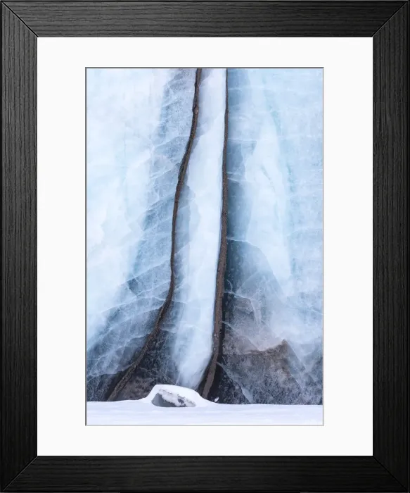 Framed Print : Vertical detail on a glacier at Svalbard Islands, Norway, Europe Framed Print : Vertical detail on a glacier at Svalbard Islands, Norway, Europe