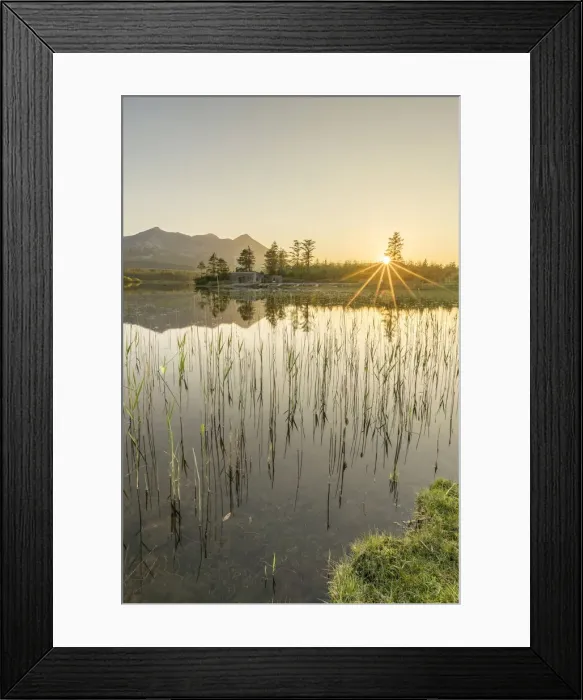Framed Print : Inagh Lake at sunset. Inagh valley, Connemara, Co. Galway, Connacht province, Ireland Framed Print : Inagh Lake at sunset. Inagh valley, Connemara, Co. Galway, Connacht province, Ireland