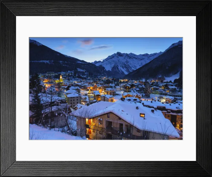 Framed Print : Ponte di Legno, Brescia province in Lombardy district, Italy Framed Print : Ponte di Legno, Brescia province in Lombardy district, Italy