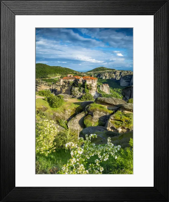 Framed Print : Ortdhodox monastery in Meteora near Kalambaka, Trikala, Thessaly, Greece Framed Print : Ortdhodox monastery in Meteora near Kalambaka, Trikala, Thessaly, Greece