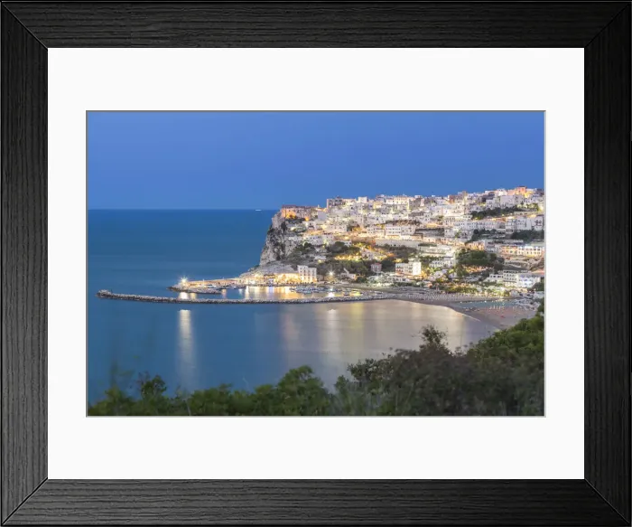 Framed Print : Peschici town, Gargano, Foggia district, Gargano, Apulia, Italy Framed Print : Peschici town, Gargano, Foggia district, Gargano, Apulia, Italy