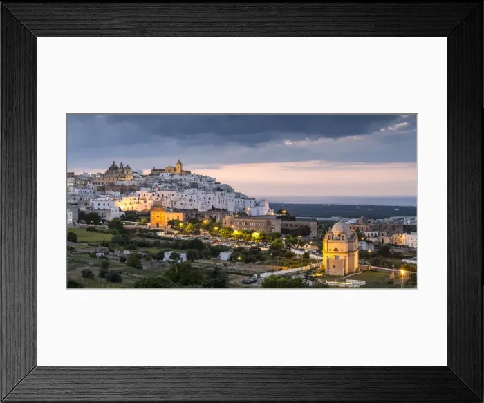 Framed Print : Ostuni, Itria Valley, Bari district, Apulia, Italy Framed Print : Ostuni, Itria Valley, Bari district, Apulia, Italy