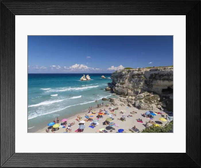 Framed Print : Two Sisters rock formations in Torre dell Orso, Melendugno, Lecce district, Apulia, Italy Framed Print : Two Sisters rock formations in Torre dell Orso, Melendugno, Lecce district, Apulia, Italy