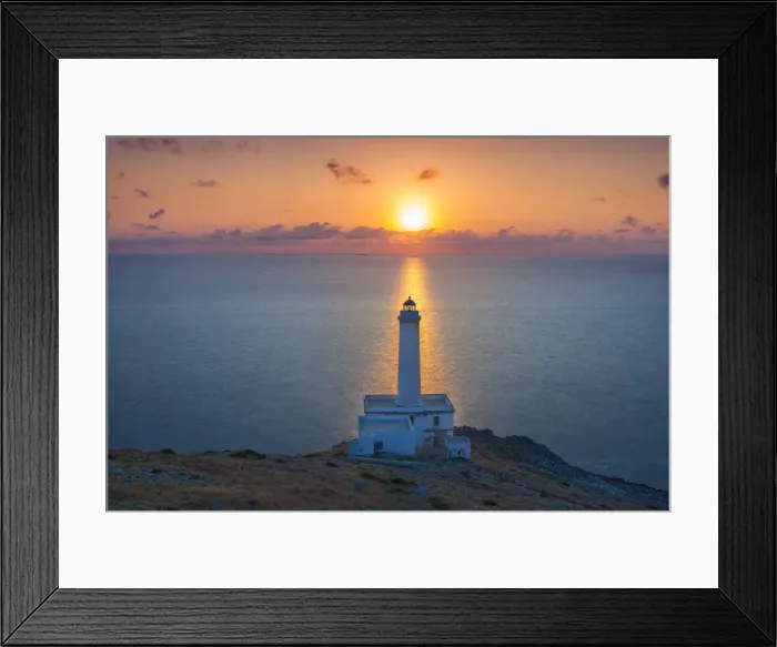Framed Print : Palascia Lighthouse in Cape Otranto, Otranto district, Apulia, Italy Framed Print : Palascia Lighthouse in Cape Otranto, Otranto district, Apulia, Italy