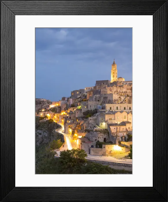 Framed Print : Matera, Basilicata, Italy Framed Print : Matera, Basilicata, Italy
