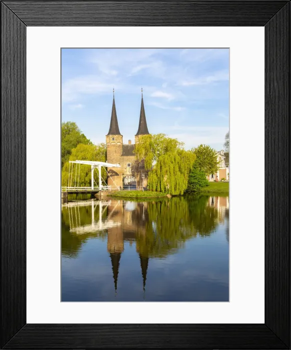 Framed Print : The Oostpoort or Eastern Gate in Delft, South Holland (Zuid-Holland), Netherlands Framed Print : The Oostpoort or Eastern Gate in Delft, South Holland (Zuid-Holland), Netherlands