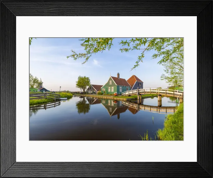 Framed Print : Zaanse Schans, Zaandam, North Holland, Netherlands Framed Print : Zaanse Schans, Zaandam, North Holland, Netherlands
