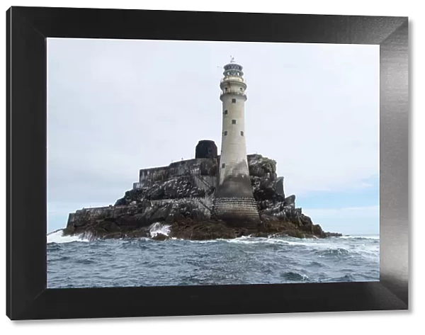 Ireland, County Cork, Capo Clear island. Lighthouse Fasnet Rock