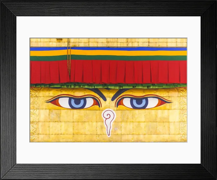 Framed Print : Bouddhanath Stupa detail, Kathmandu, Nepal, Asia Framed Print : Bouddhanath Stupa detail, Kathmandu, Nepal, Asia
