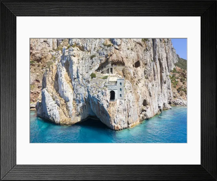 Framed Print : The ancient Porto Flavia mine, Porto Flavia, Sulcis Iglesiente, Sardegna, Italy Framed Print : The ancient Porto Flavia mine, Porto Flavia, Sulcis Iglesiente, Sardegna, Italy
