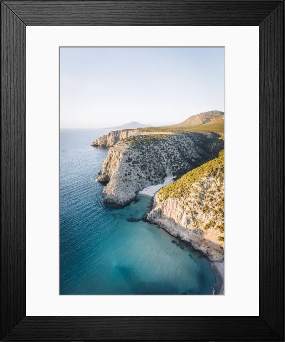 Framed Print : Cala domestica cape and beach, Sulcis Iglesiente Sud Sardegna province, Sardegna, Italy Framed Print : Cala domestica cape and beach, Sulcis Iglesiente Sud Sardegna province, Sardegna, Italy