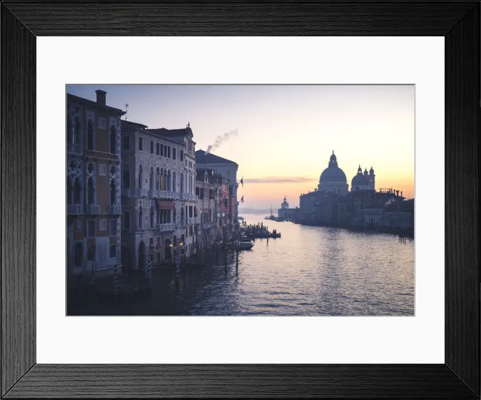Framed Print : Sunrise near Punta della Dogana, Venice, Veneto, Italy Framed Print : Sunrise near Punta della Dogana, Venice, Veneto, Italy