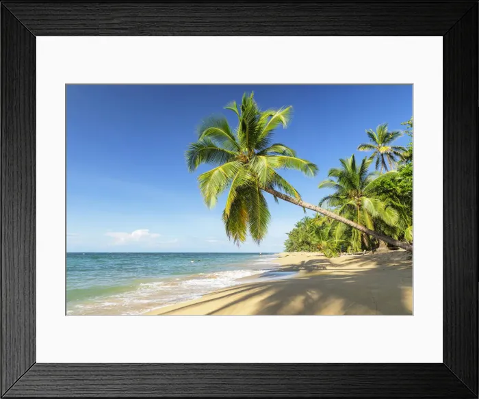 Framed Print : Playa Uva; Caribbean, Costa Rica, Latin America Framed Print : Playa Uva; Caribbean, Costa Rica, Latin America