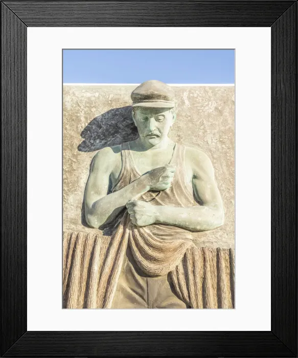 Framed Print : The Fisherman Monument in Ayia Napa, Famagusta District, Cyprus Framed Print : The Fisherman Monument in Ayia Napa, Famagusta District, Cyprus