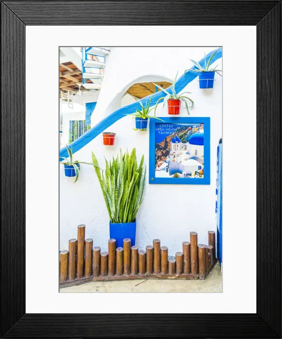 Framed Print : Restaurant facade in Ayia Napa, Famagusta District, Cyprus Framed Print : Restaurant facade in Ayia Napa, Famagusta District, Cyprus