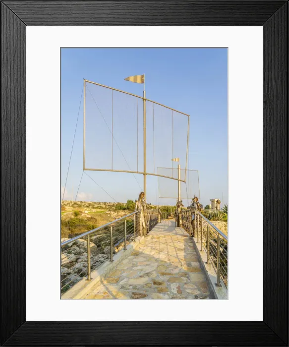 Framed Print : The Argo bridge in Ayia Napa Sculpture Park, Ayia Napa, Famagusta District, Cyprus Framed Print : The Argo bridge in Ayia Napa Sculpture Park, Ayia Napa, Famagusta District, Cyprus