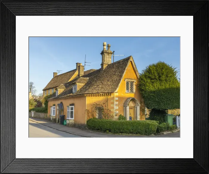Framed Print : Cottage, Badminton, Gloucester, England Framed Print : Cottage, Badminton, Gloucester, England
