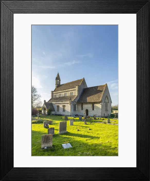 Framed Print : St Giles Church, Hillesley, Gloucester, England Framed Print : St Giles Church, Hillesley, Gloucester, England