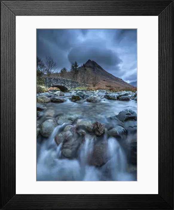 Framed Print : Overbeck Bridge and Yewbarrow, Wasdale, Lake District National Park, Cumbria, England, UK Framed Print : Overbeck Bridge and Yewbarrow, Wasdale, Lake District National Park, Cumbria, England, UK