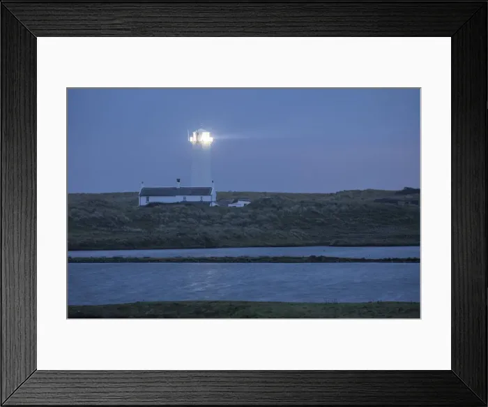 Framed Print : Walney Lighthouse, Walney Island, Barrow-in-Furness, Cumbria, England, UK